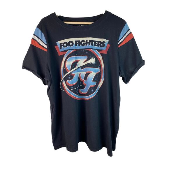 Foo Fighters Size L Black Graphic Short Sleeve Band T-Shirt - Picture 1 of 4